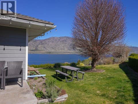 Main residence patio south side at 14807 89th Street, Osoyoos Rural
