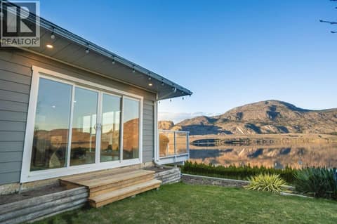 Main residence side patio at 14807 89th Street, Osoyoos Rural