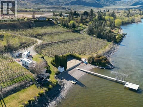 Waterfront, boat dock, beach, RV park at 14807 89th Street, Osoyoos Rural
