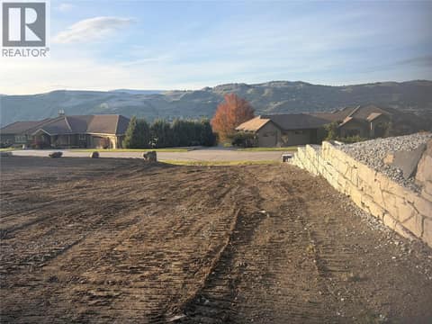 Brand new rock wall, photo North facing at 152 Sunset Boulevard, Okanagan Landing, Vernon