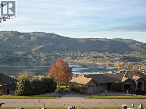 Looking out from back of Lot, North facing at 152 Sunset Boulevard, Okanagan Landing, Vernon