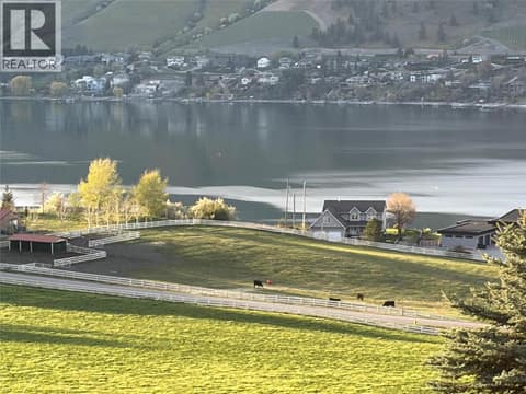 North facing across Boulevard, overlooking an amazing Horse ranch with views of Okanagan Lake at 152 Sunset Boulevard, Okanagan Landing, Vernon