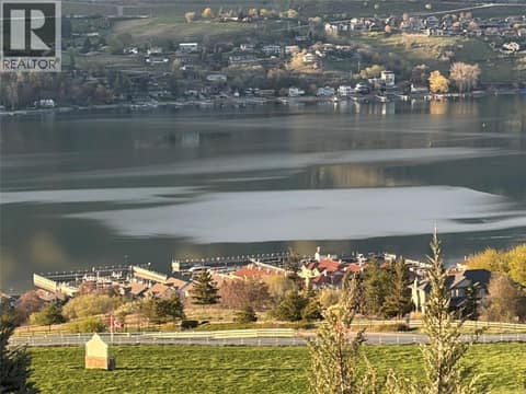 North facing across Boulevard, overlooking an amazing Horse ranch with views of Okanagan Lake at 152 Sunset Boulevard, Okanagan Landing, Vernon