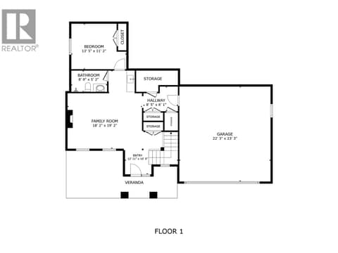 Lower Level Floorplan at 2842 Copper Ridge Drive, Smith Creek, West Kelowna
