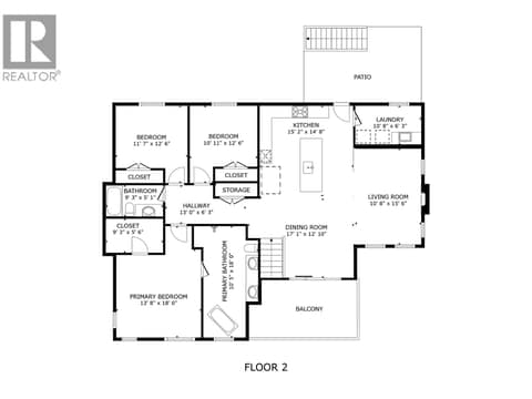 Main Floor Floorplan at 2842 Copper Ridge Drive, Smith Creek, West Kelowna
