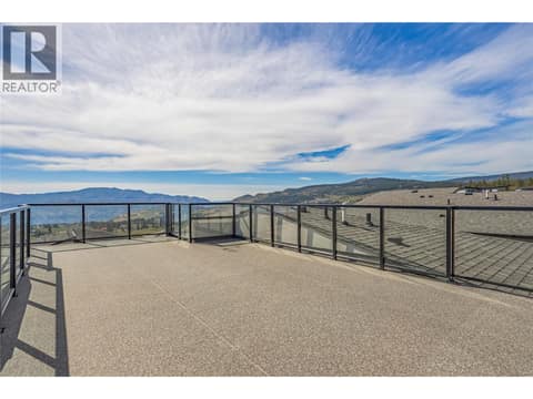 Rooftop Deck at 2842 Copper Ridge Drive, Smith Creek, West Kelowna