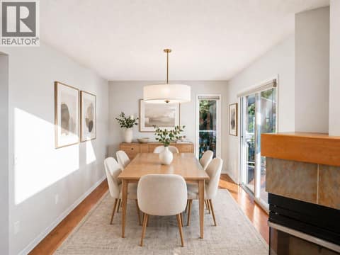 Virtually staged Dining Room for illustrative purposes. at 1988 Dewdney Road, McKinley Landing, Kelowna
