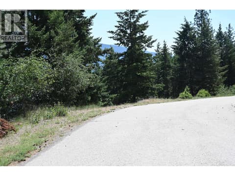 View away from lot down Columbia Way road. at 10579 Columbia Way, Okanagan North, Vernon