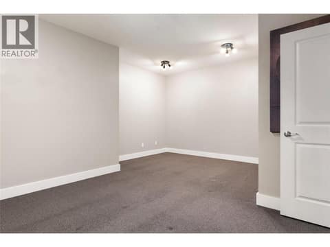 Lower Level Flex/Family Room at 333 Longspoon Drive Unit# 35, Predator Ridge, Vernon