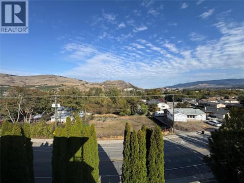 Beautiful views from the top floor unit! at 3929 22 Avenue Unit# 309, Mission Hill, Vernon