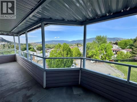 Fabulous views from your covered patio at 3929 22 Avenue Unit# 309, Mission Hill, Vernon