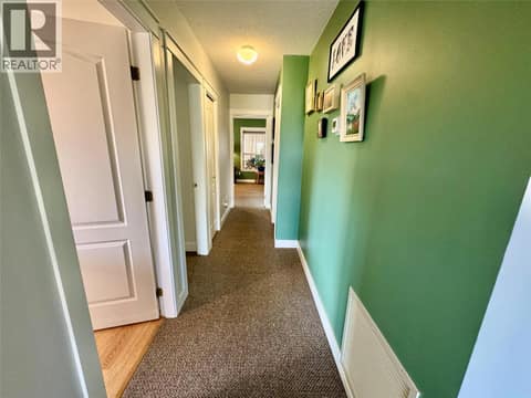 Hallway to bedrooms at 3929 22 Avenue Unit# 309, Mission Hill, Vernon