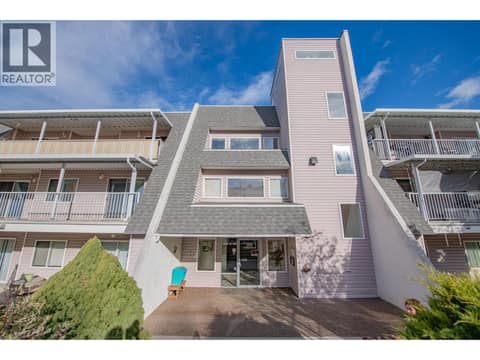 Main Entrance to Building at 3929 22 Avenue Unit# 309, Mission Hill, Vernon