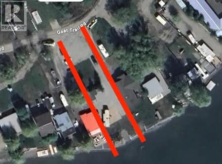 50' of prime lakeshore at 6 Goat Trail Road, Okanagan North, Vernon