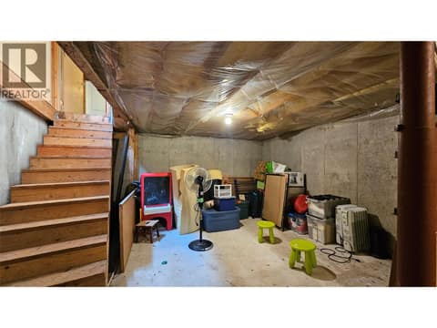 Basement storage at 405 Kildare Way, Okanagan North, Vernon