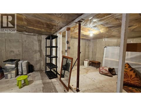 Basement storage at 405 Kildare Way, Okanagan North, Vernon