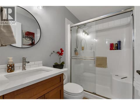 Downstairs Bathroom at 1449 Red Mountain Place, Foothills, Vernon