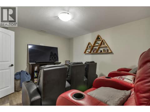 Family Room at 1449 Red Mountain Place, Foothills, Vernon