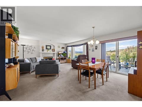Bright living/dining at 4450 Postill Drive Unit# 14, Ellison, Kelowna