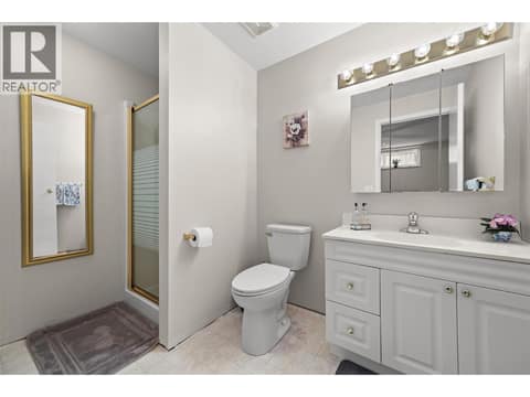 Downstairs Bathroom at 4450 Postill Drive Unit# 14, Ellison, Kelowna