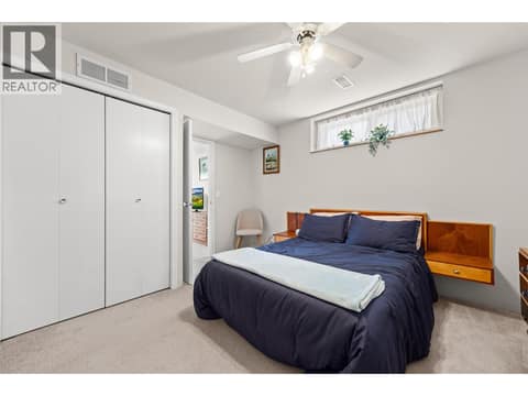 Downstairs Bedroom at 4450 Postill Drive Unit# 14, Ellison, Kelowna