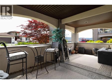 Lower Patio at 339 Cordon Place, Bella Vista, Vernon