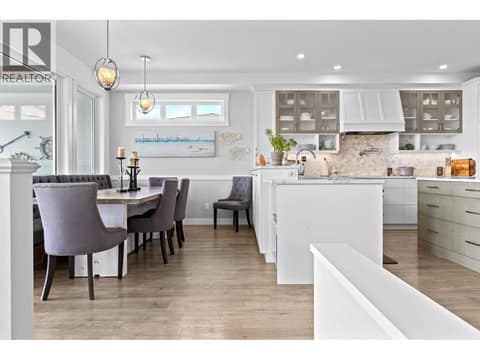 Dining & kitchen - Main floor. at 647 Mt Ida Drive, Middleton Mountain Coldstream