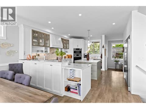 Dining & kitchen - Main floor. at 647 Mt Ida Drive, Middleton Mountain Coldstream