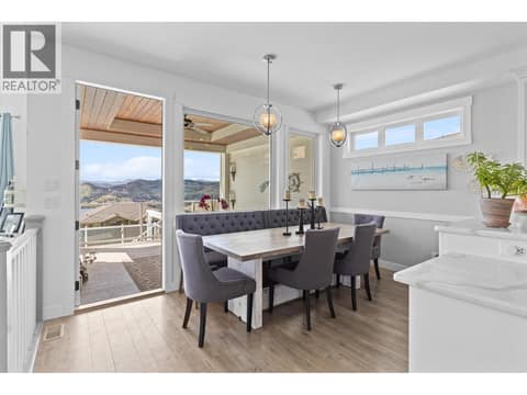 Dining - Main floor. at 647 Mt Ida Drive, Middleton Mountain Coldstream