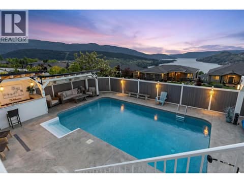 Kalamalka Lakeview from deck. at 647 Mt Ida Drive, Middleton Mountain Coldstream