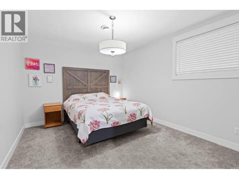 Suite bedroom - Basement/lower floor. at 647 Mt Ida Drive, Middleton Mountain Coldstream