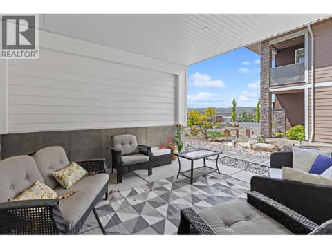 Suite covered patio - Basement/lower floor. at 647 Mt Ida Drive, Middleton Mountain Coldstream
