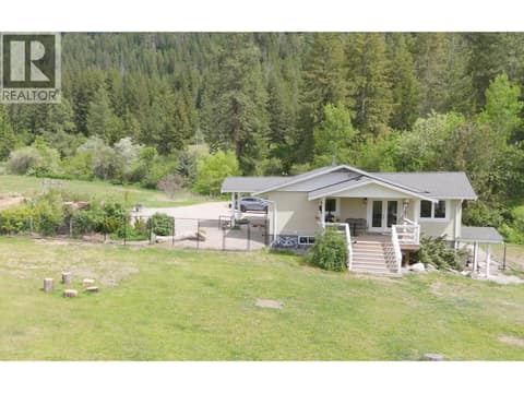 Enjoy your coffee on the covered deck and watch your animals at 270 Brash-Allen Road, Enderby / Grindrod