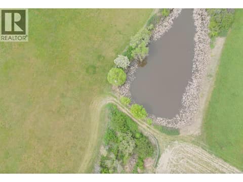 Small pond on adjacent property at 270 Brash-Allen Road, Enderby / Grindrod