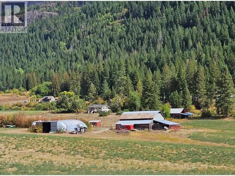 View from tree line to house at 270 Brash-Allen Road, Enderby / Grindrod