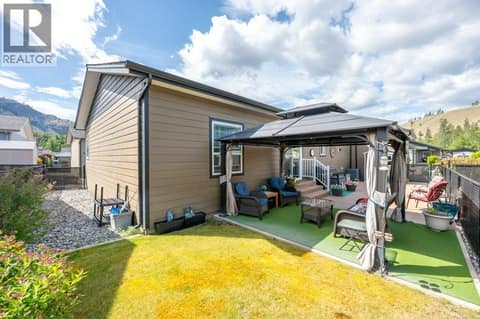 Back yard at 8300 GALLAGHER LAKE FRONTAGE Road Unit# 91, Oliver Rural