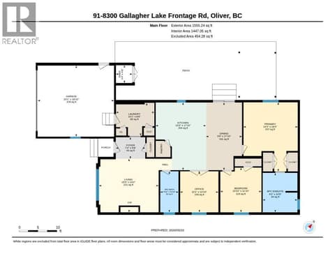 Floor Plan at 8300 GALLAGHER LAKE FRONTAGE Road Unit# 91, Oliver Rural
