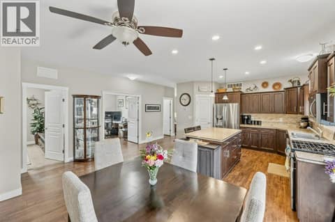 Kitchen & dining area at 8300 GALLAGHER LAKE FRONTAGE Road Unit# 91, Oliver Rural