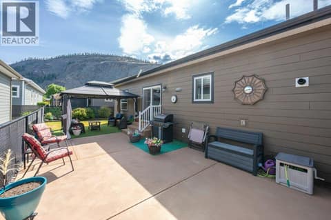 Side patio at 8300 GALLAGHER LAKE FRONTAGE Road Unit# 91, Oliver Rural