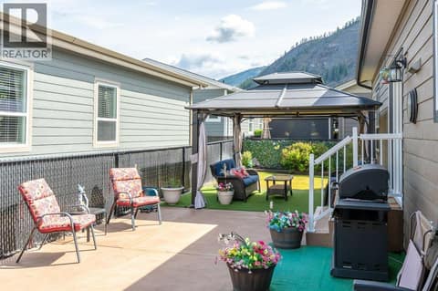 Side patio at 8300 GALLAGHER LAKE FRONTAGE Road Unit# 91, Oliver Rural