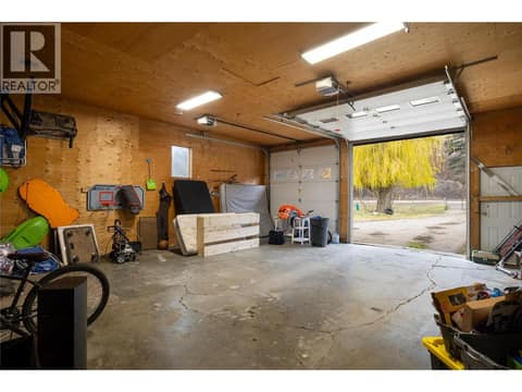 Attached garage at 5712 6 Highway, Lavington, Vernon