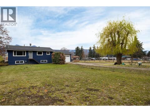 Set back from highway 6 at 5712 6 Highway, Lavington, Vernon