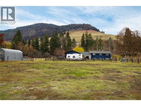 View from the back toward your home at 5712 6 Highway, Lavington, Vernon