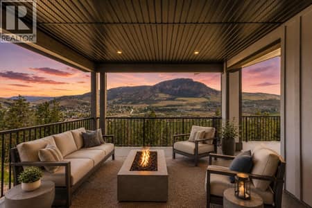 Covered Deck *Virtually Staged* at 2150 Montenegro Drive, Black Mountain, Kelowna