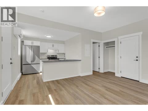 Legal Suite Kitchen and Living Room at 2150 Montenegro Drive, Black Mountain, Kelowna