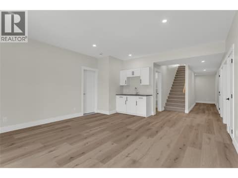 Lower Level Rec Room/ Family Room at 2150 Montenegro Drive, Black Mountain, Kelowna