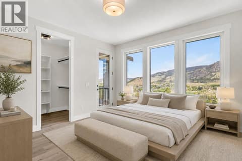 Master Bedroom *Virtually Staged* at 2150 Montenegro Drive, Black Mountain, Kelowna