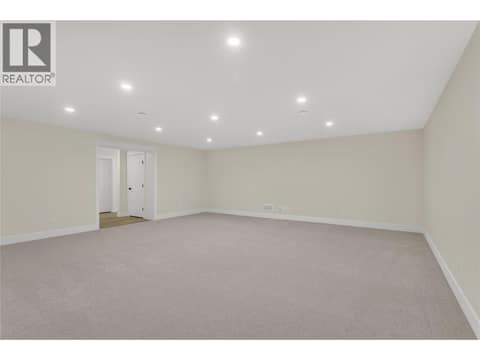 Media Room at 2150 Montenegro Drive, Black Mountain, Kelowna