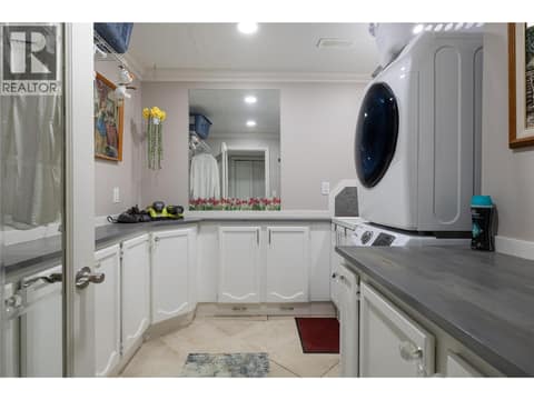 Laundry - lower floor at 3944 Cascade Drive, East Hill, Vernon