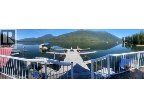 Panoramic view outside residence above general store at 3614 Lumby Mabel Lake Road, Mabel Lake South, Lumby